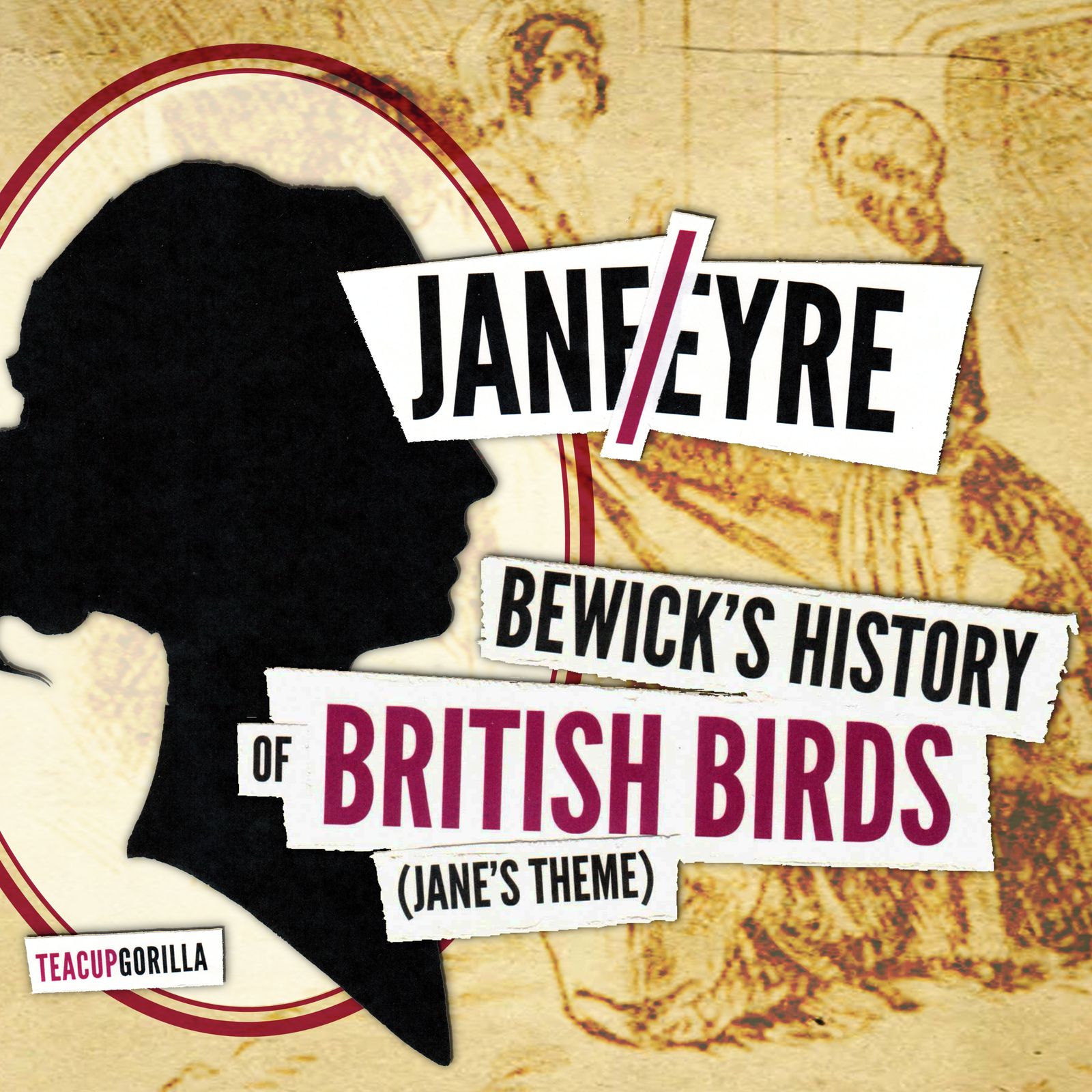 Jane/Eyre Bewick's History of British Birds (Jane's Theme) Teacup Gorilla